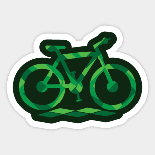 Green Bike Sticker